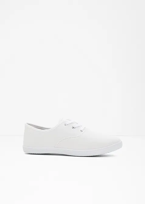 Sneaker in weiß von vorne - bonprix