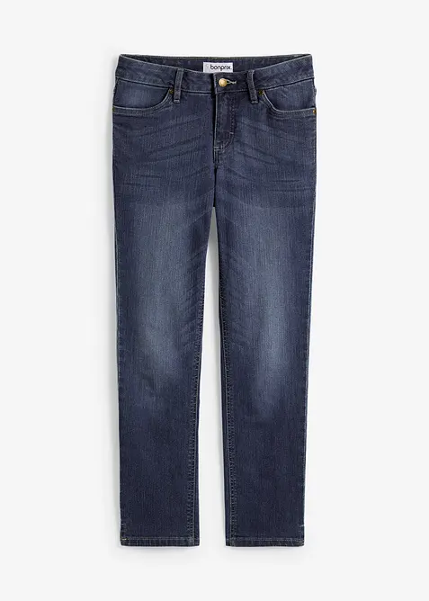 7/8-Jeans mit Schlitz Stretch in blau von vorne - bonprix