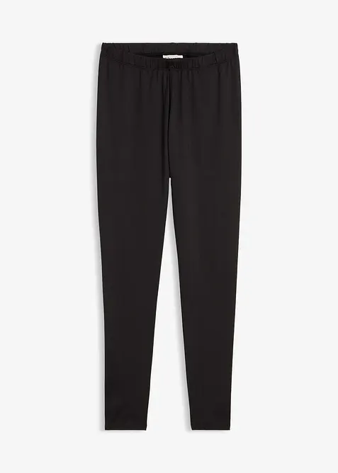 Thermo-Leggings in schwarz von vorne - bonprix