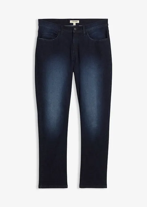 Regular-Fit-Jeans mit Komfortschnitt, Straight in blau von vorne - bonprix