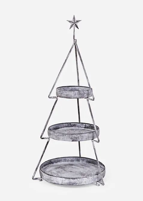 Etagere in silber von vorne - bonprix