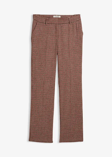 Hose aus weichem Woll-Mix in beige von vorne - bonprix
