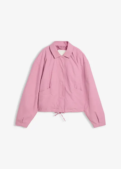 Blouson in rosa von vorne - bonprix