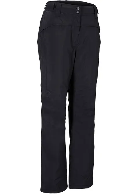 wasserdichte Thermohose in schwarz von vorne - bonprix