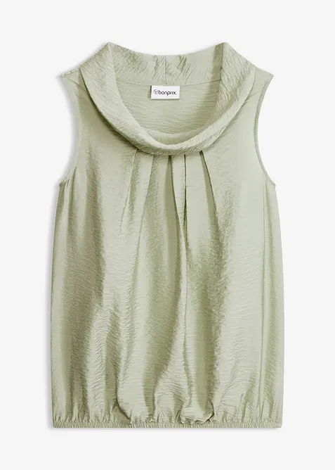 Top in grün von vorne - bonprix