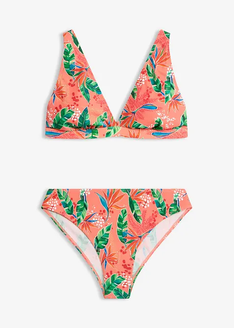 Triangel-Bikini (2-tlg.Set) in orange von vorne - bonprix