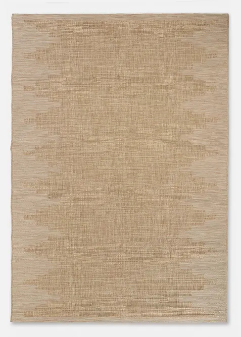 In- und Outdoor Teppich in Naturtönen in beige von vorne - bonprix
