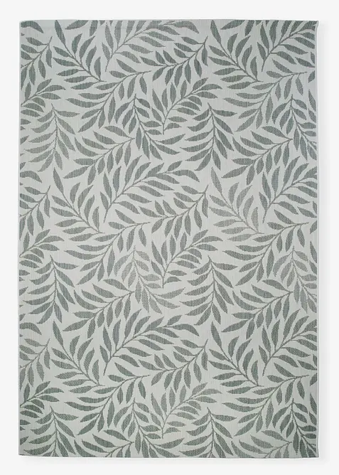 In- und Outdoor Teppich mit moderner Musterung in grau von vorne - bonprix