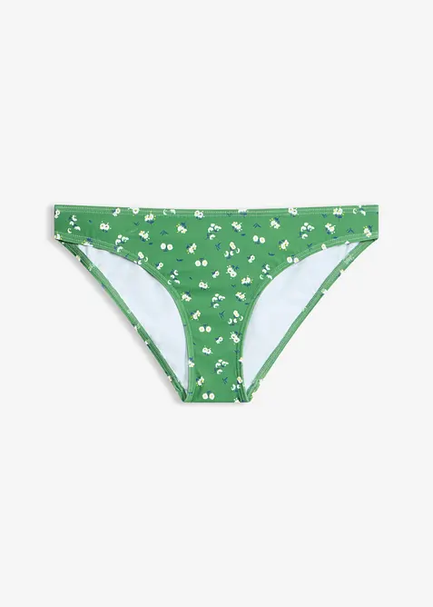 Bikinihose in grün von vorne - bonprix