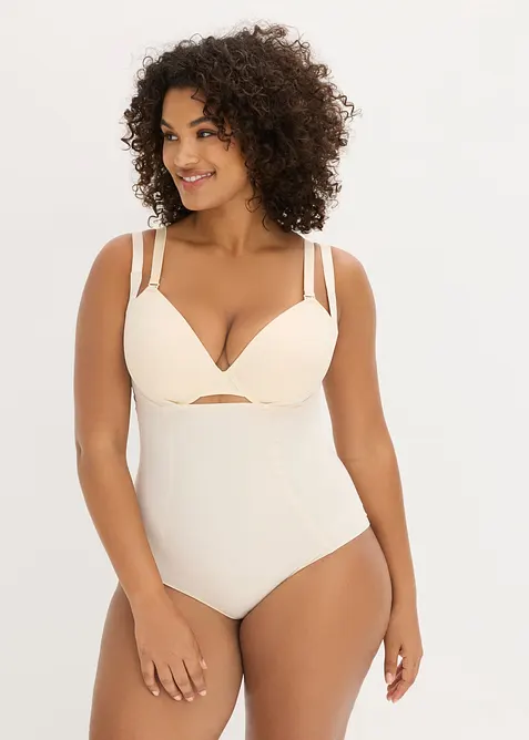 Nahtloser Medium Shape Body in beige von vorne (Totalaufnahme) - bonprix