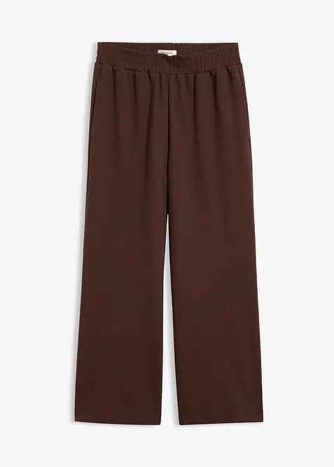 Culotte aus Piqué in braun von vorne - bonprix