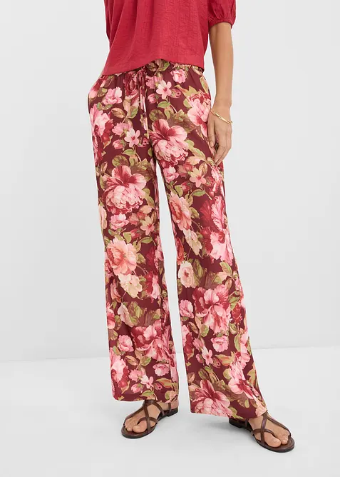 Marlenehose in rot von vorne - bonprix
