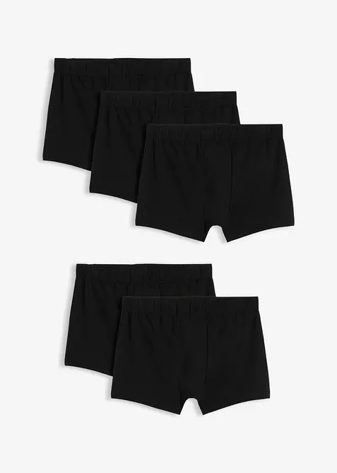 Boxershorts eng (5er Pack) in schwarz - bonprix