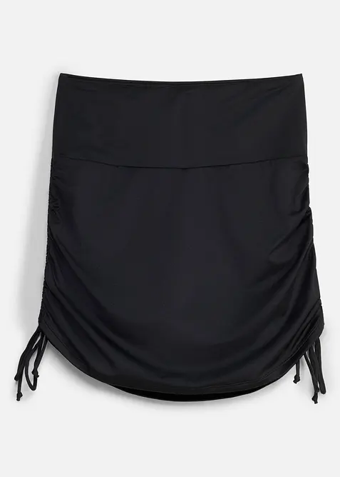 Sport-Rock mit integrierter Radlerhose, schnelltrocknend in schwarz von vorne - bonprix