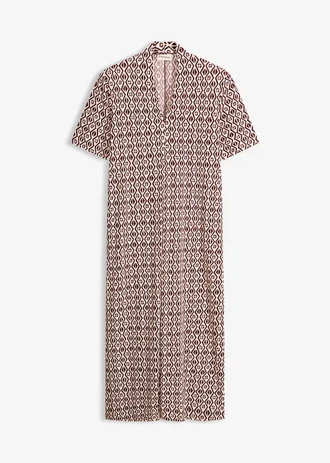 Shirtkleid in lila von vorne - bonprix