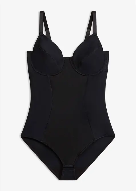 Medium Shape Body mit Bügel in schwarz von vorne - bonprix