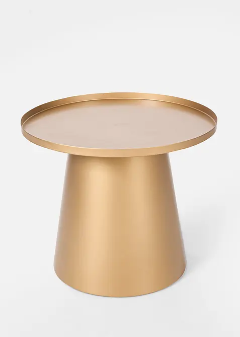 Couchtisch in gold von vorne - bonprix