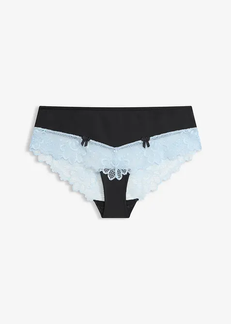 Panty in grau von vorne - bonprix