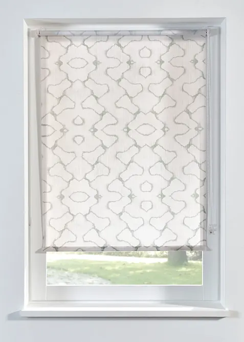 Blendschutzrollo mit Druck in beige - bonprix