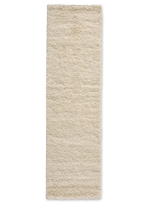 Hochflor Teppich in beige - bonprix