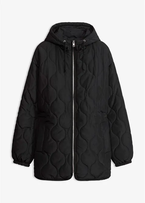 leichte Steppjacke in schwarz von vorne - bonprix