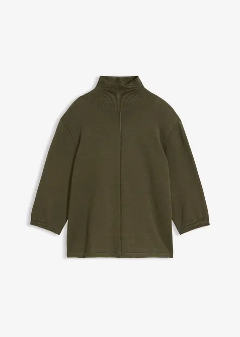 Pullover in grün von vorne - bonprix