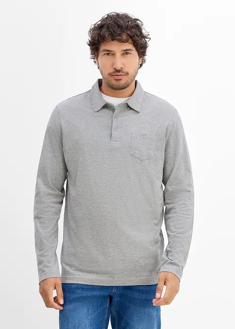 Poloshirt in Regular Fit (2er Pack) in petrol von vorne (im Anschnitt) - bonprix