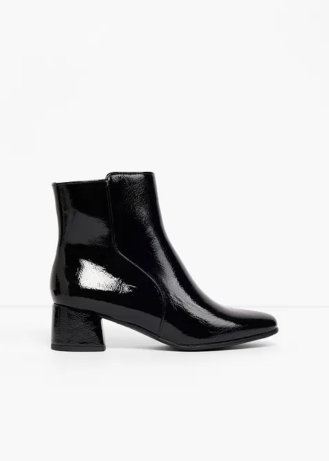 Marco Tozzi Stiefelette mit Blockabsatz in schwarz - Marco Tozzi