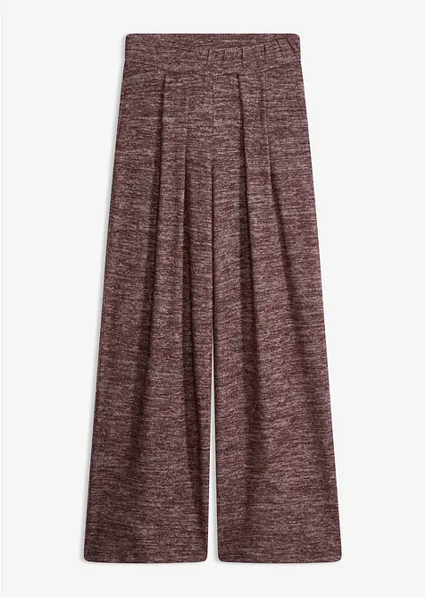 Schlupfhose aus weicher Viskose in braun von vorne - bonprix