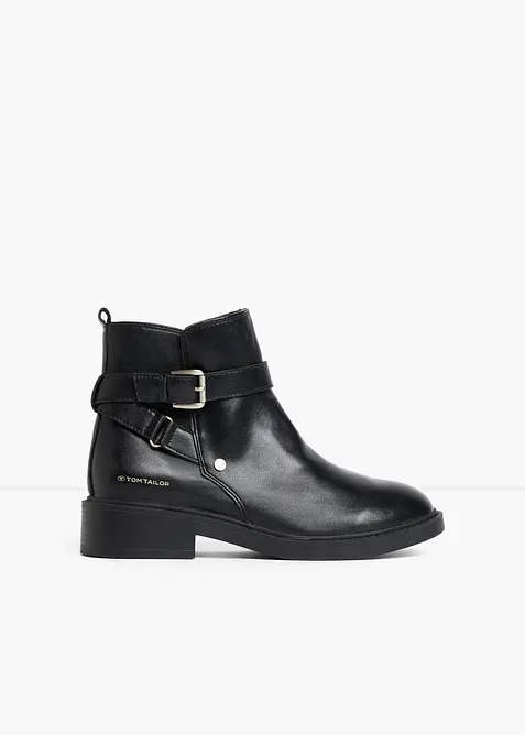 Tom Tailor Boots mit Schnallen in schwarz - Tom Tailor
