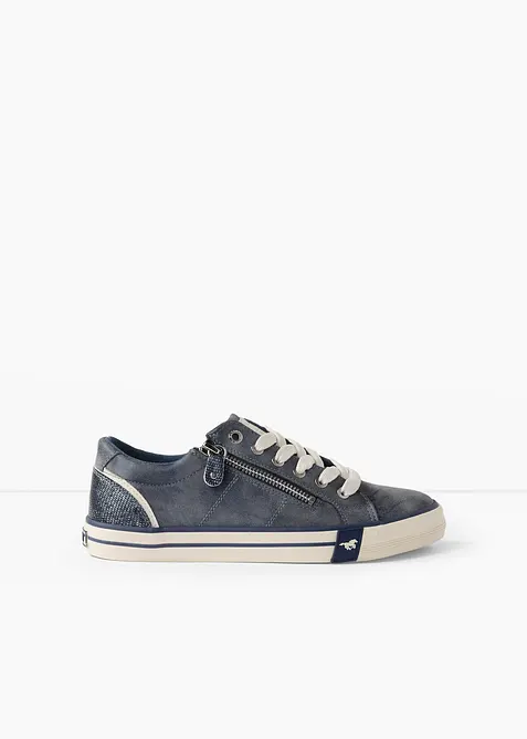 Mustang Sneaker mit Reißverschluss in blau - Mustang