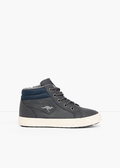 Gefütterter Kangaroos High-Top-Sneaker in blau - Kangaroos