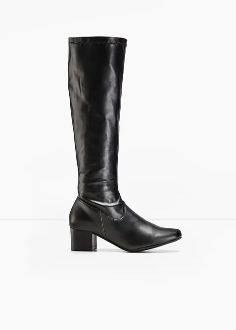 Stiefel in schwarz von vorne - bonprix