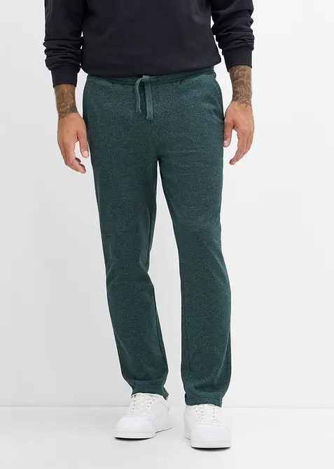 Regular Fit Jogginghose, Straight in grün von vorne - bonprix