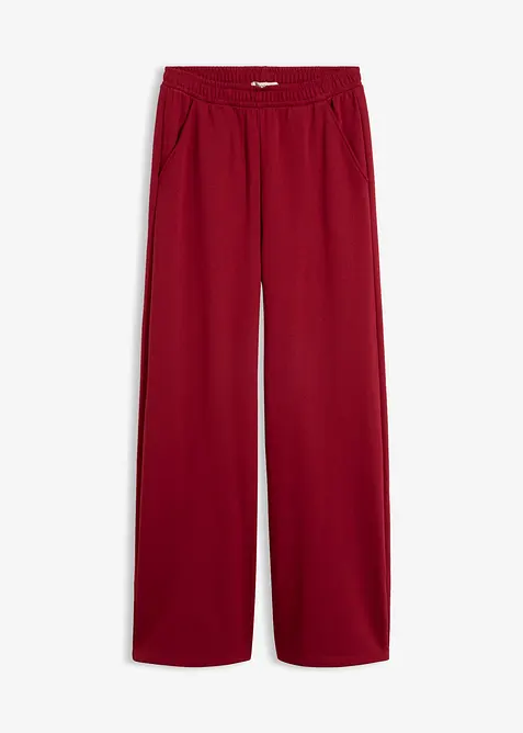 Sweathose aus Baumwoll-Mix in rot von vorne - bonprix