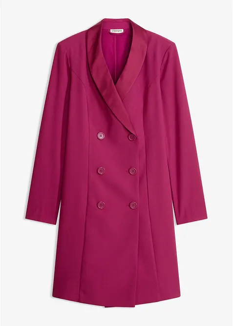 Kleid aus softem Viskose-Mix in lila von vorne - bonprix