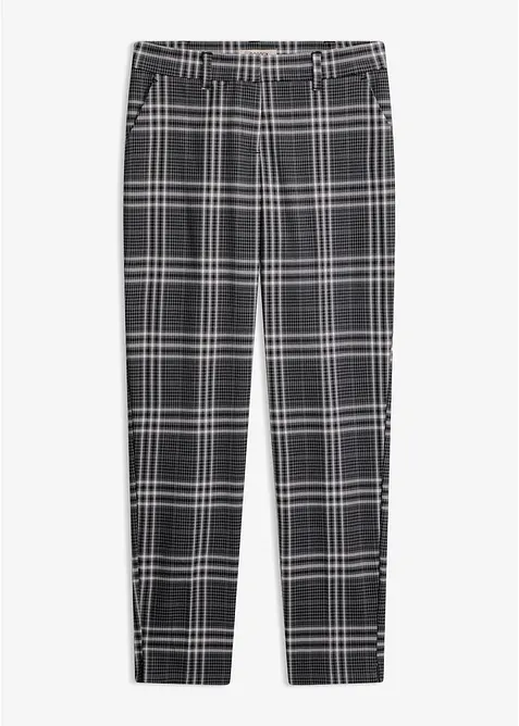 Stretch-Hose aus softem Viskose-Mix in schwarz von vorne - bonprix