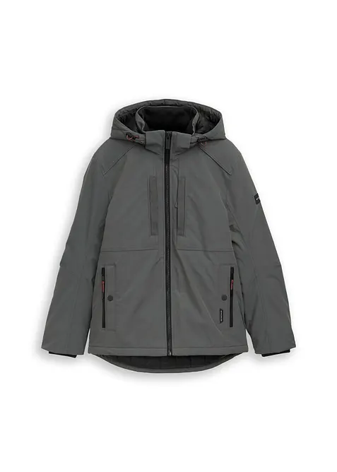 Tom Tailor Winterjacke in grau von vorne - Tom Tailor
