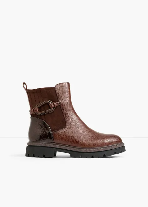 Marco Tozzi Stiefeletten mit flexiblem Schaft in braun - Marco Tozzi