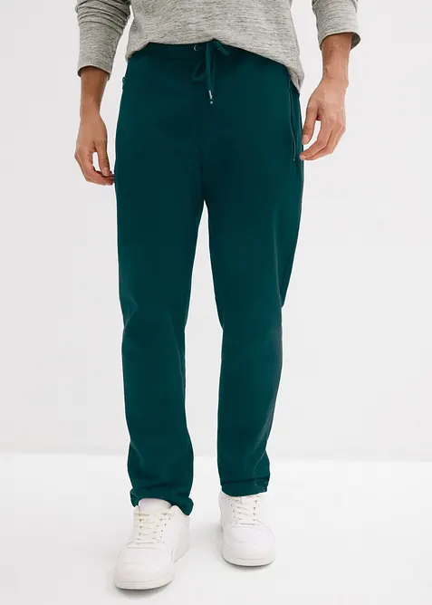 Regular Fit Jogginghose, Straight in grün von vorne - bonprix