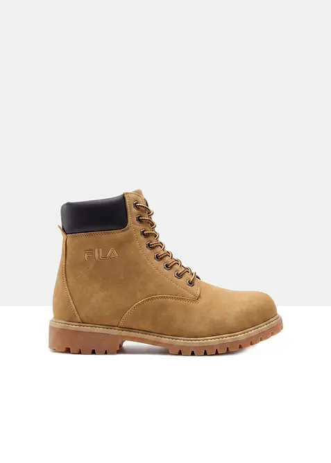 Fila Schnürboots mit Profilsohle in braun - FILA