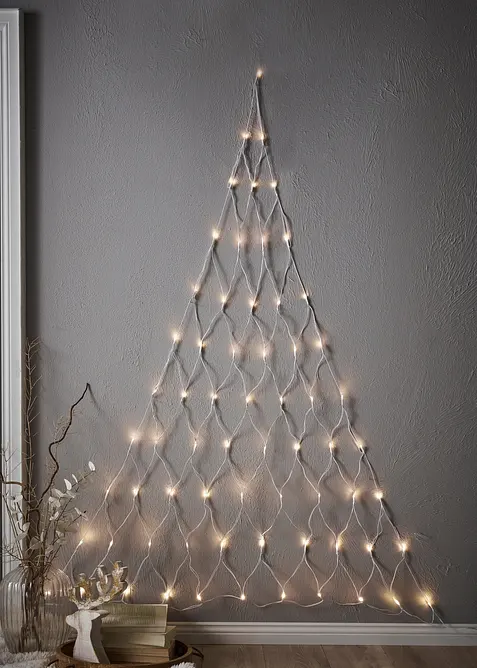 LED-Wanddeko in Tannenbaum-Design in weiß - bonprix
