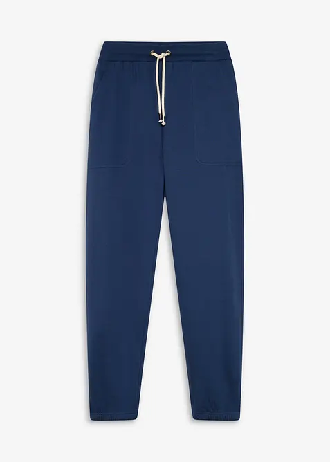 Regular Fit Jogginghose, Straight in blau von vorne - bonprix