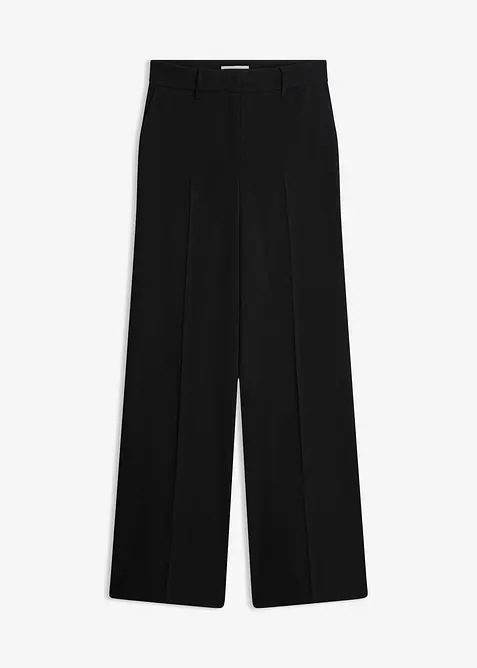 Marlenehose in schwarz von vorne - bonprix