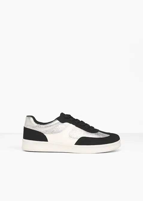 Gefütterter Sneaker in grau - bonprix