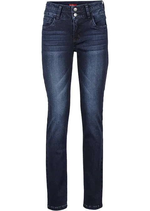 Shaping-Ultra-Soft-Jeans, Slim in blau von vorne - bonprix