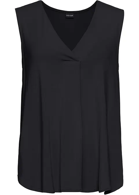 Top in schwarz von vorne - bonprix