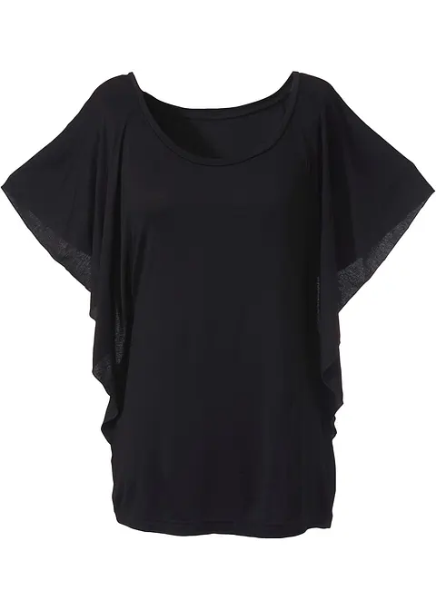 Shirt in schwarz von vorne - bonprix