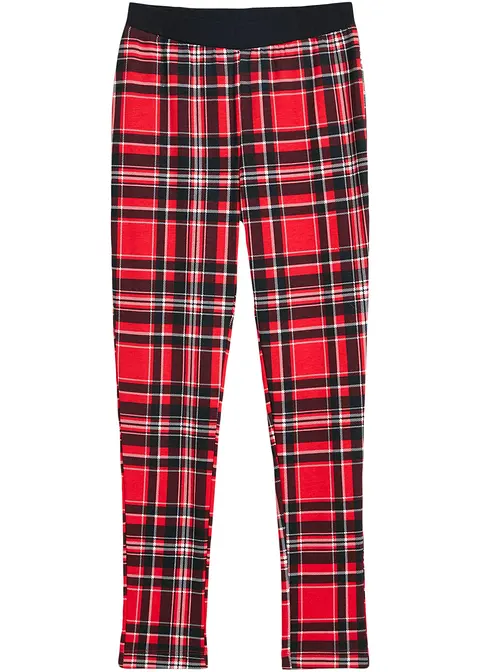Thermo-Leggings mit Bequembund in rot von vorne - bonprix