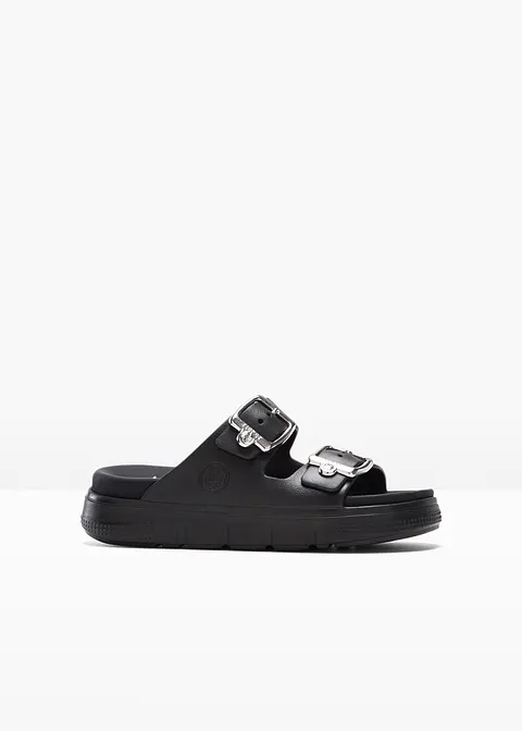 Rieker Pantolette in schwarz - Rieker